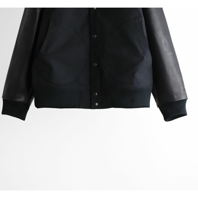 Jackman ジャックマン JM8589 OXアワードジャケット OX Award Jacket Leather sleeves |  | 02