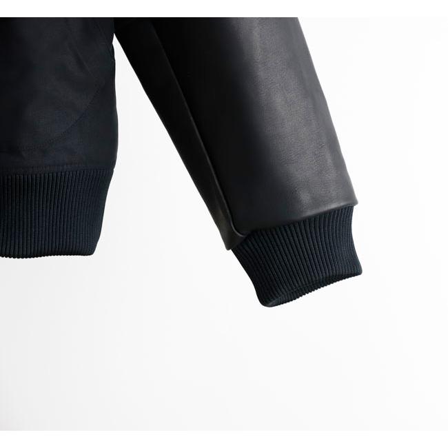 Jackman ジャックマン JM8589 OXアワードジャケット OX Award Jacket Leather sleeves |  | 06