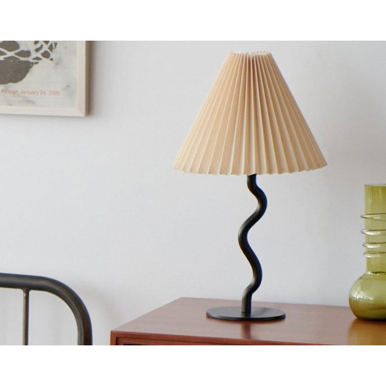 JOURNAL STANDARD FURNITURE ウェーブテーブルランプ WAVY TABLE LAMP ウェービー テーブル ランプ 電球付属（照明