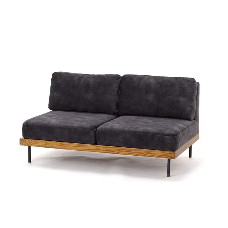 journal standard Furniture ジャーナルスタンダードファニチャー LILLE SOFA 2P 2ND VELVET BK　リルソファ ベルベット 2シーター | 