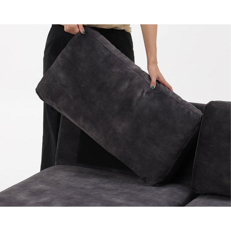 journal standard Furniture ジャーナルスタンダードファニチャー LILLE SOFA 2P 2ND VELVET BK　リルソファ ベルベット 2シーター |  | 05