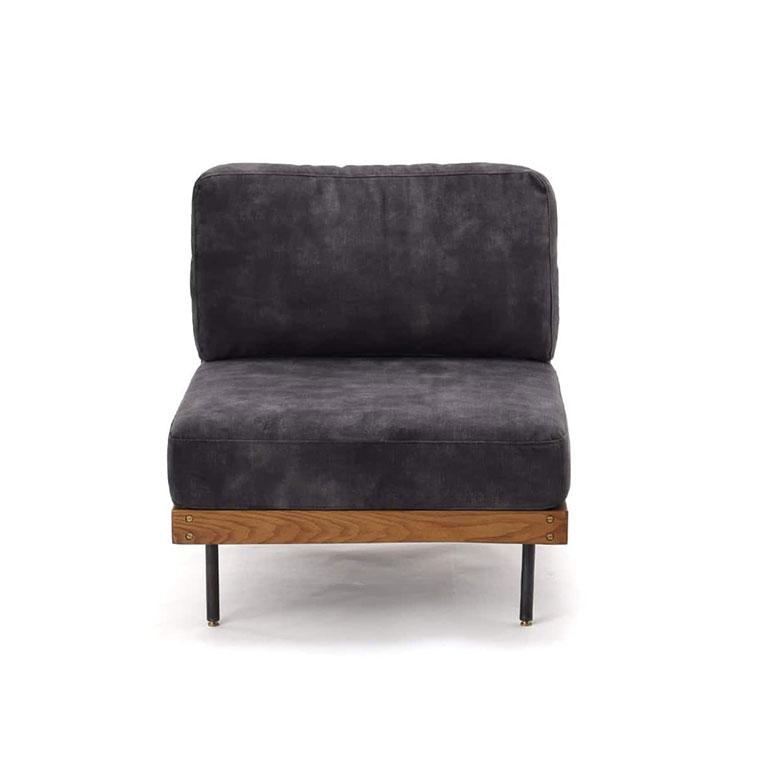 journal standard Furniture ジャーナルスタンダードファニチャー LILLE SOFA 1P 2ND VELVET BK　リルソファ ベルベット 1シーター |  | 01