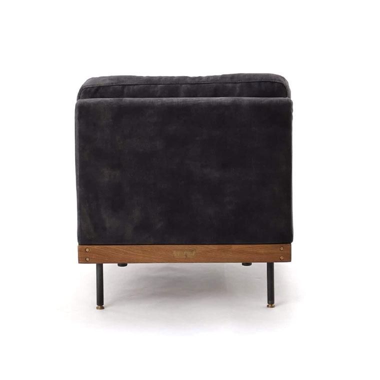 journal standard Furniture ジャーナルスタンダードファニチャー LILLE SOFA 1P 2ND VELVET BK　リルソファ ベルベット 1シーター |  | 03