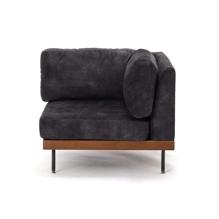 journal standard Furniture ジャーナルスタンダードファニチャー LILLE CORNER SOFA 2ND VELVET BK |  | 01