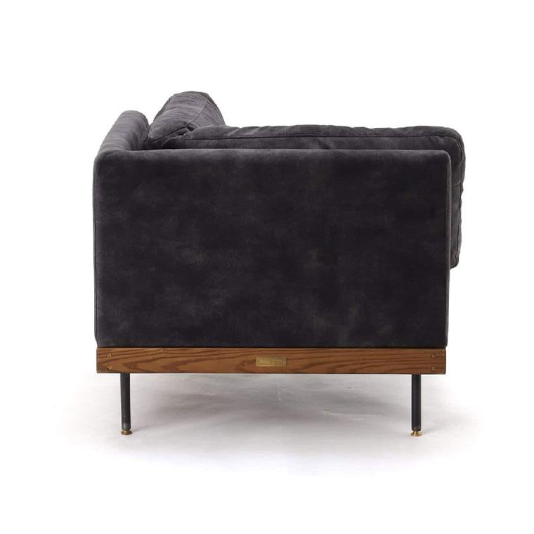 journal standard Furniture ジャーナルスタンダードファニチャー LILLE CORNER SOFA 2ND VELVET BK |  | 03