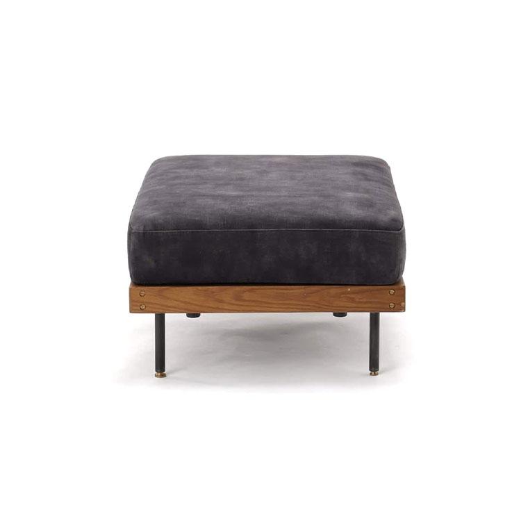 journal standard Furniture ジャーナルスタンダードファニチャー LILLE OTTOMAN 2ND VELVET BK　リルオットマン ベルベット |  | 02