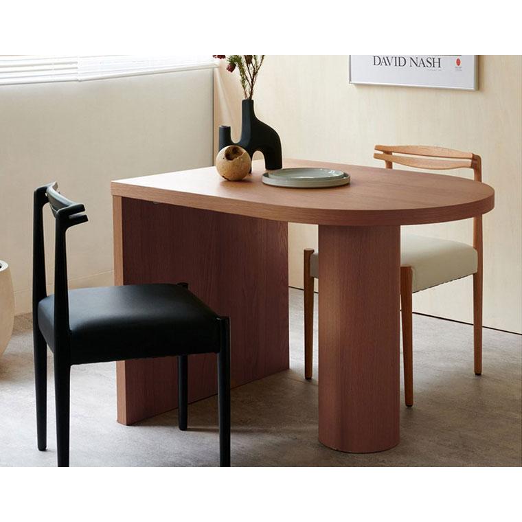 journal standard Furniture ジャーナルスタンダードファニチャー 家具 PORTO DINING TABLE SMALL brown ポルト ダイニングテーブル スモール ブラウン | 