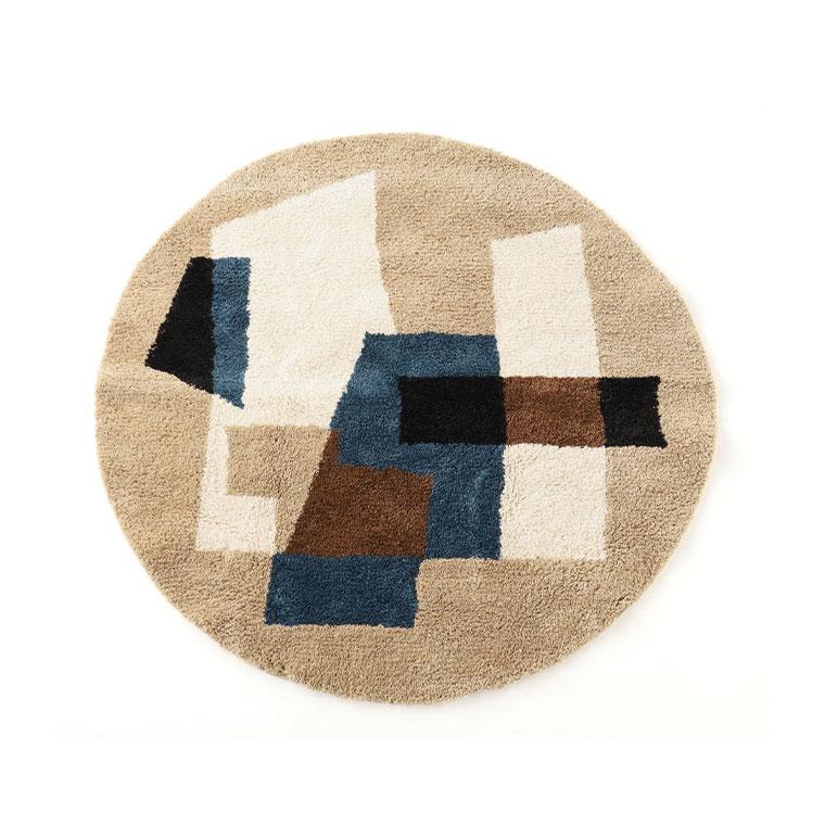 journal standard Furniture ジャーナルスタンダードファニチャー 家具　   GEOMETRIC RUG ROUND 140　ジオメトリックラグ |  | 01