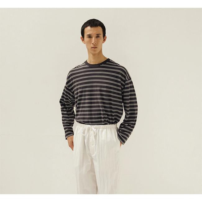 KAPTAIN SUNSHINE キャプテンサンシャイン KS26SCS07 ストライプ L/S Tシャツ Hard Twisted Stripe Jersey L/S Tee | 