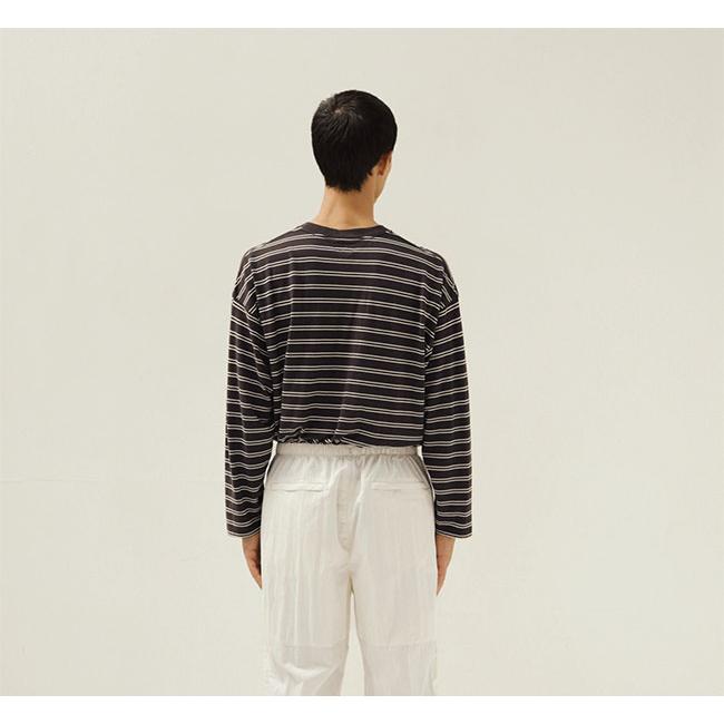 KAPTAIN SUNSHINE キャプテンサンシャイン KS26SCS07 ストライプ L/S Tシャツ Hard Twisted Stripe Jersey L/S Tee |  | 01