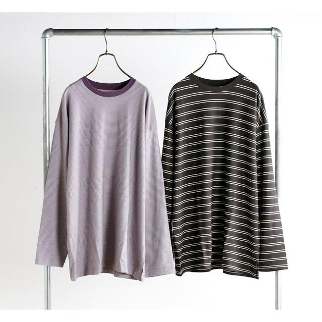 KAPTAIN SUNSHINE キャプテンサンシャイン KS26SCS07 ストライプ L/S Tシャツ Hard Twisted Stripe Jersey L/S Tee |  | 02
