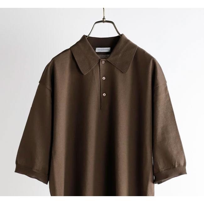 KAPTAIN SUNSHINE キャプテンサンシャイン KS26SKN08 コットンニット ポロシャツ Cotton Knit Poloshirtの画像