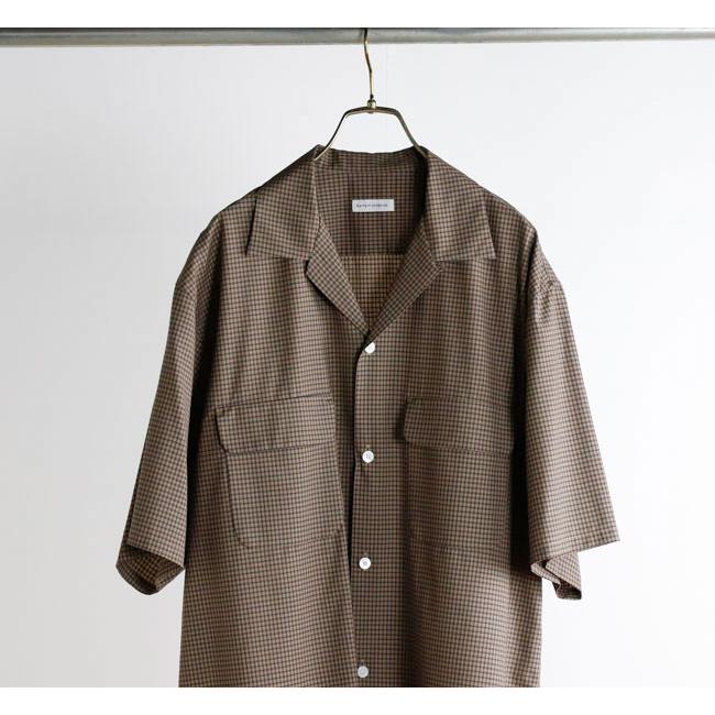 KAPTAIN SUNSHINE キャプテンサンシャイン KS26SSH02 サマーウール オープンカラーシャツ 半袖 Summer Wool Open Collar SS Shirt |  | 09