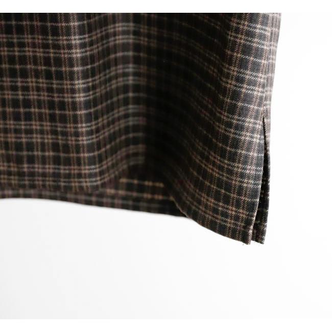 KAPTAIN SUNSHINE キャプテンサンシャイン KS26FSH08 ウールチェック オープンカラーシャツ Wool Plaid Open Collar Shirt |  | 11