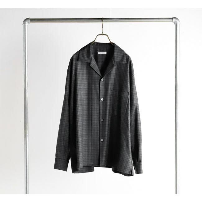 KAPTAIN SUNSHINE キャプテンサンシャイン KS26FSH08 ウールチェック オープンカラーシャツ Wool Plaid Open Collar Shirt |  | 06