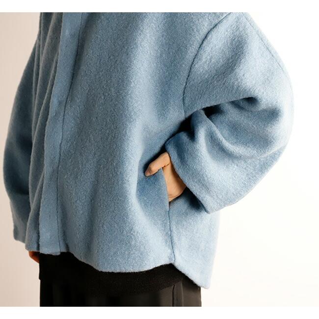 MIDIUMISOLID コクーンワイドカーディガン 3-115070