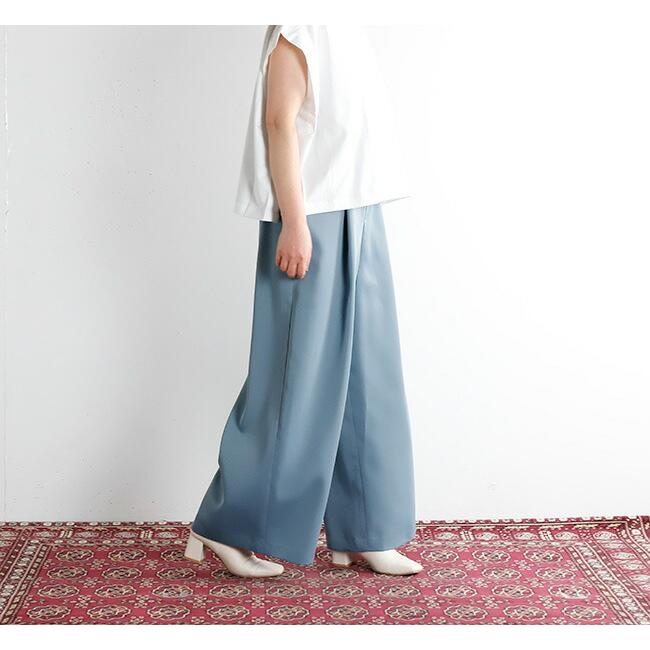 SALE40%OFF//MIDIUMISOLID ミディウミソリッド ワンタックストレートパンツ　1-162121 |  | 03