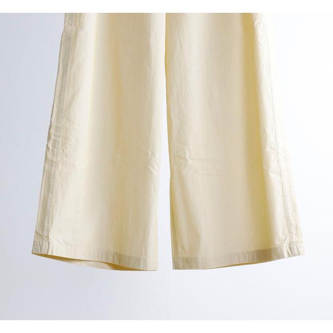 SALE20%OFF //MEYAME メヤメ PIN STRIPE SIDE LINE WIDE PANTS ピン