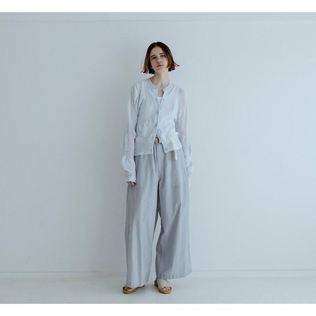 SALE20%OFF //MEYAME メヤメ PIN STRIPE SIDE LINE WIDE PANTS ピン