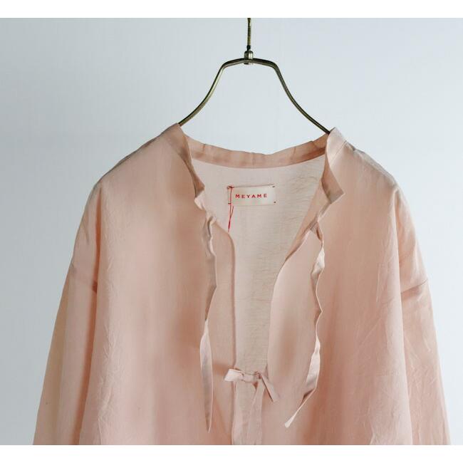 SALE20%OFF //MEYAME メヤメ COTTON SILK BLOUSE JACKET