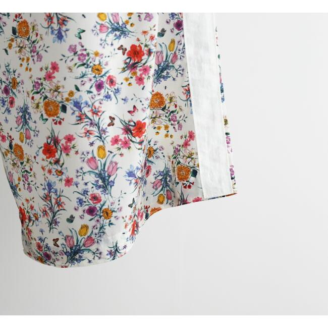 MEYAME メヤメ MEY-1620 サイドライン ワイドパンツ フラワープリント SIDE LINE WIDE PANTS (FLOWER) |  | 08