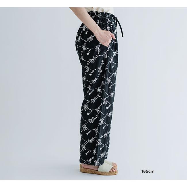 MEYAME メヤメ MEY-2427 刺繍レース コージーパンツ EMBROIDERED COZY PANTS |  | 02