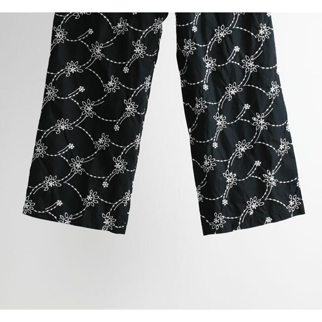 MEYAME メヤメ MEY-2427 刺繍レース コージーパンツ EMBROIDERED COZY PANTS |  | 06