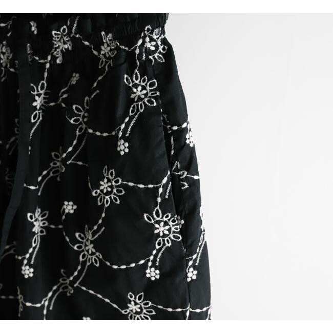 MEYAME メヤメ MEY-2427 刺繍レース コージーパンツ EMBROIDERED COZY PANTS |  | 08
