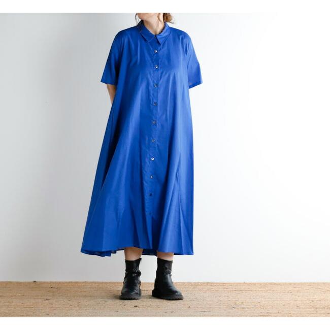 ミズイロインド フレアシャツワンピース ✨極美品✨2025 ミズイロ