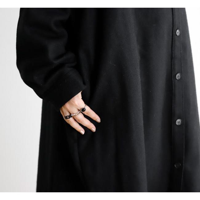 mizuiro ind ミズイロインド 4-250046 スタンドカラーシャツワンピース