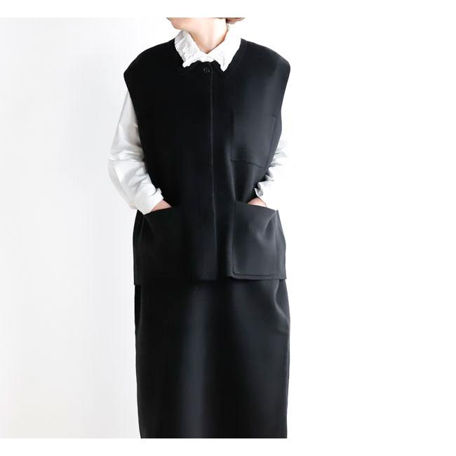 SALE30%OFF //mizuiro ind ミズイロインド 4-220089 襟付きワイドベスト |  | 05