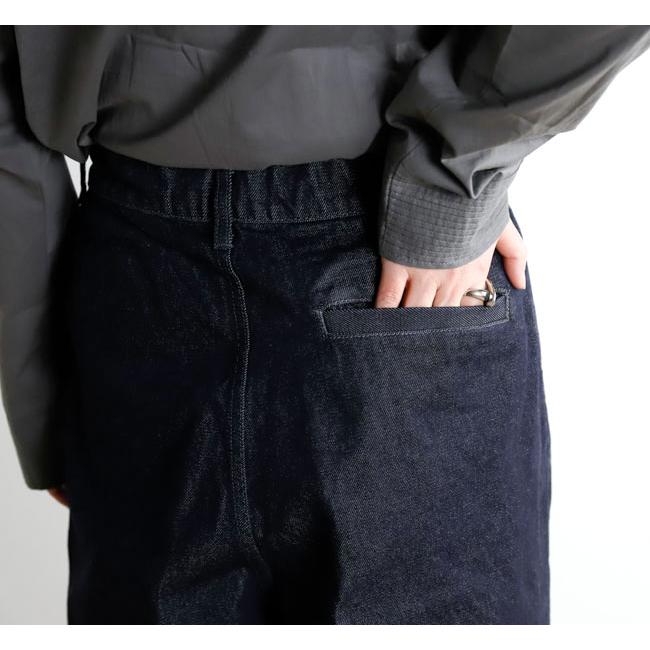 mizuiro ind ミズイロインド 1-260087OW wide denim slacks ワイド