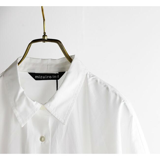 mizuiro ind ミズイロインド ワイドシャツチュニック　 3-239389 |  | 12