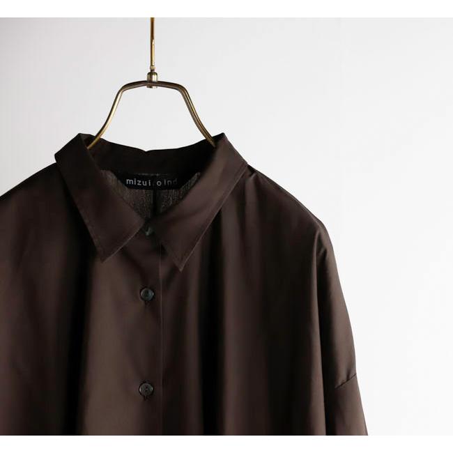 mizuiro ind ミズイロインド ワイドシャツチュニック　 3-239389 |  | 15