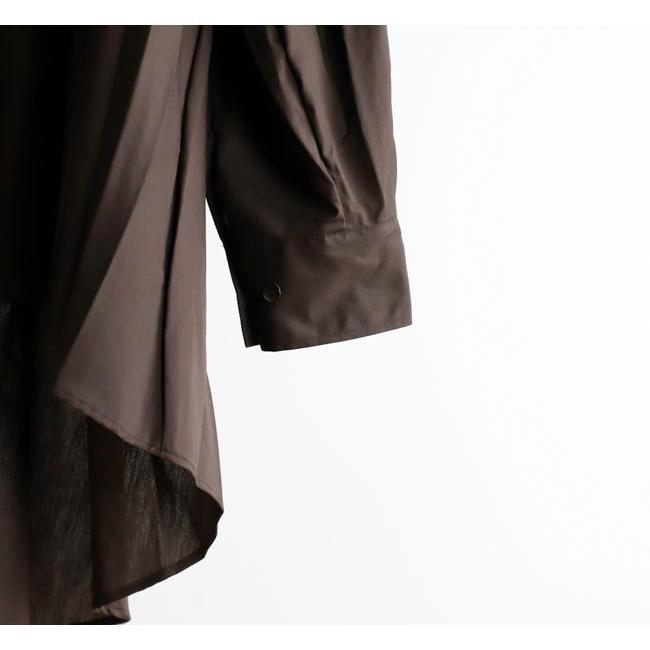 mizuiro ind ミズイロインド ワイドシャツチュニック　 3-239389 |  | 17