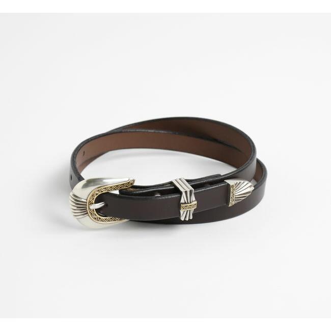 MOON SHINE LEATHER ムーンシャインレザー Del Rio 3/4 Leather Belt デルリオ ウエスタンベルト |  | 02