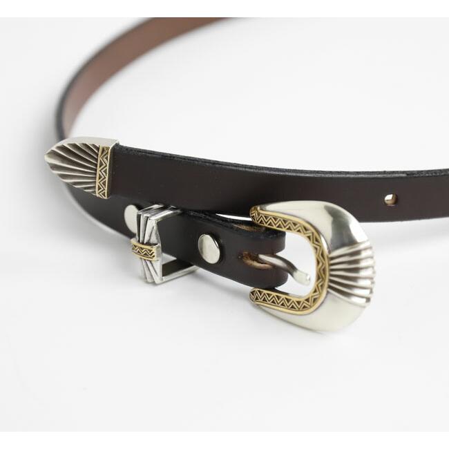 MOON SHINE LEATHER ムーンシャインレザー Del Rio 3/4 Leather Belt デルリオ ウエスタンベルト |  | 04