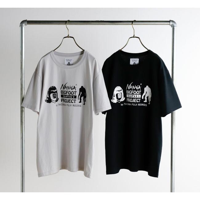 NANGA×TACOMA FUJI RECORDS BIGFOOT SURVEY PROJECT LOGO TEE / ナンガ×タコマフジレコード ビッグフットサーベイプロジェクト ロゴティー　NW2411-1F650-C | 