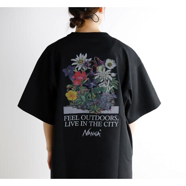 NANGA ナンガ NA26S1MO36 エコハイブリッド ビンテージフラワー Tシャツ ECO HYBRID VINTAGE FLOWER TEE | 