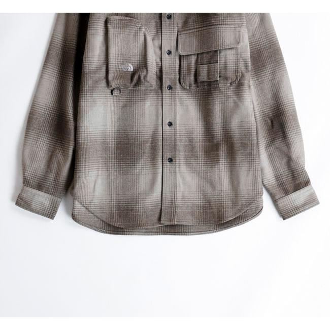 SALE30%OFF // THE NORTH FACE ザノースフェイス NR62530 ロングスリーブウールフィールドユーティリティシャツ |  | 02
