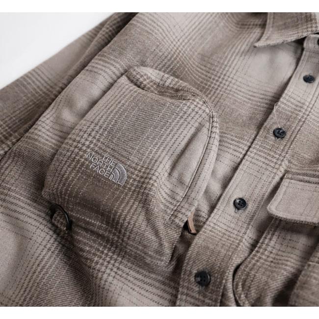 SALE30%OFF // THE NORTH FACE ザノースフェイス NR62530 ロングスリーブウールフィールドユーティリティシャツ |  | 03
