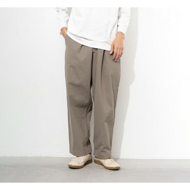 ordinary fits オーディナリーフィッツ WIDE TUCK CHINO PANTS ワイド