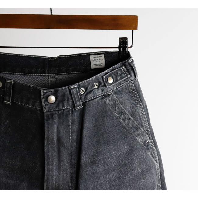ordinary fits オーディナリーフィッツ BELL PANTS USED BLACK ベルパンツ ブラック OF-P180-BLKUSD |  | 08
