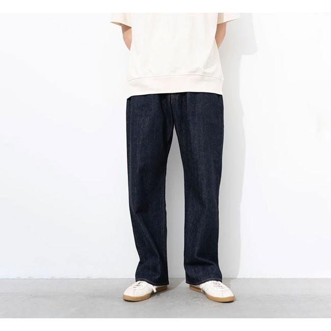 ordinary fits オーディナリーフィッツ 119 TYPE WIDE ONE WASH デニムパンツ 119OW | 