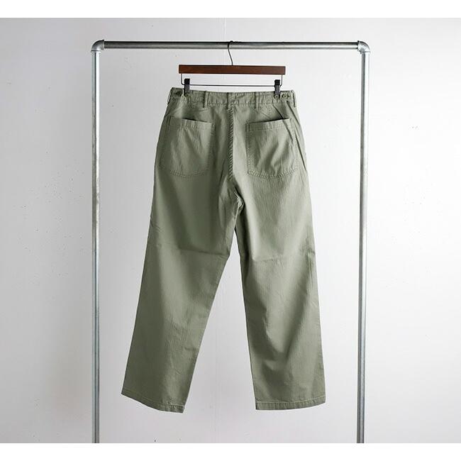 orslow オアスロウ ヘリンボーン サマー ファティーグパンツ