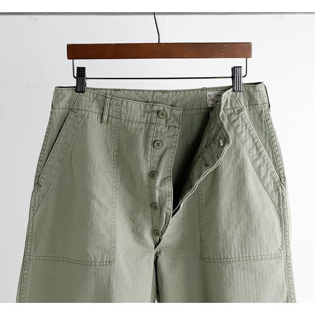 orslow オアスロウ ヘリンボーン サマー ファティーグパンツ
