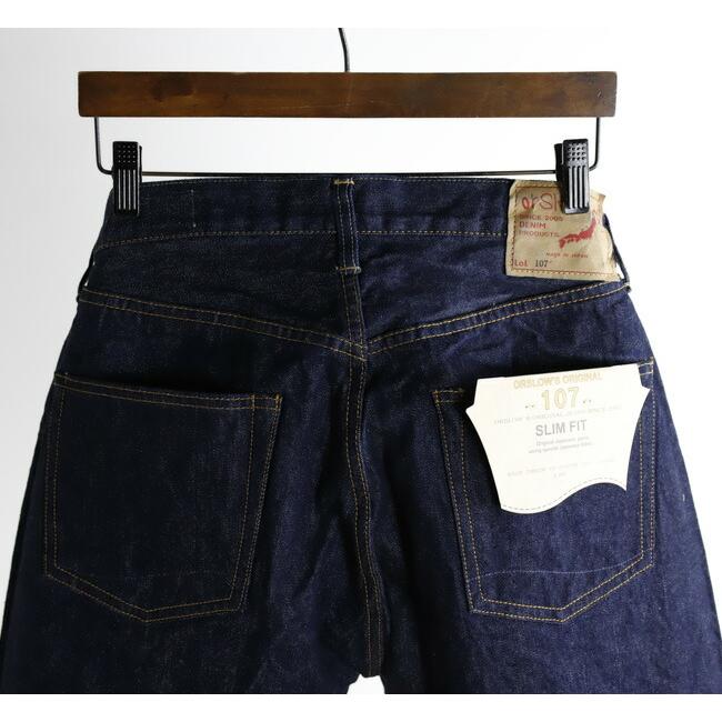 orslow オアスロウ 107 IVY FIT SELVEDGE DENIM ONE WASH アイビー