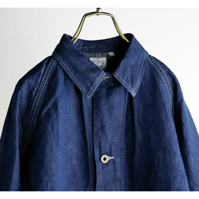 40'S WWII DENIM COVERALL (LOOSE FIT) ONE WASH デニムカバーオール ルーズフィット ワンウォッシュ 01-6142-81 |  | 09