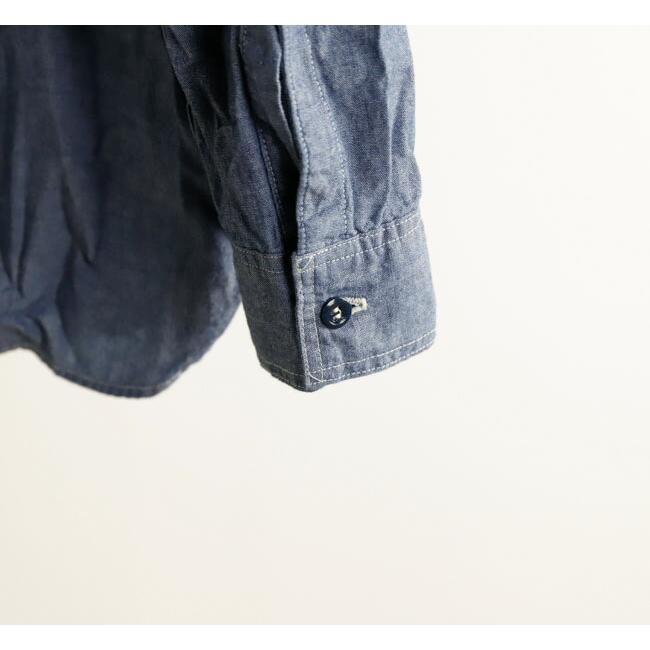 orslow オアスロウ RELAX FIT CHAMBRAY WORK SHIRT リラックスフィットシャンブレーワークシャツ 01-8270-84 |  | 08