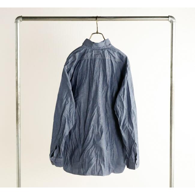 orslow オアスロウ RELAX FIT CHAMBRAY WORK SHIRT リラックスフィットシャンブレーワークシャツ 01-8270-84 |  | 09